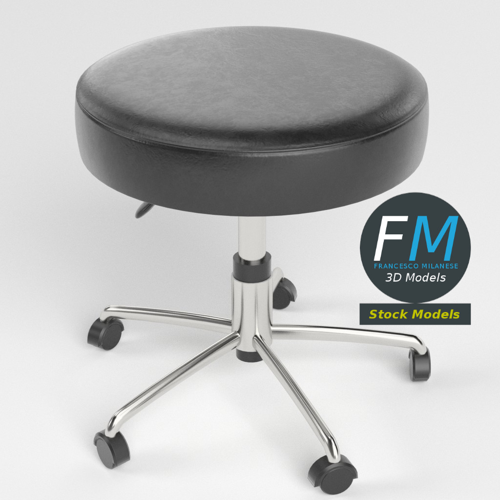 3D-Modell - Arzthocker - 02