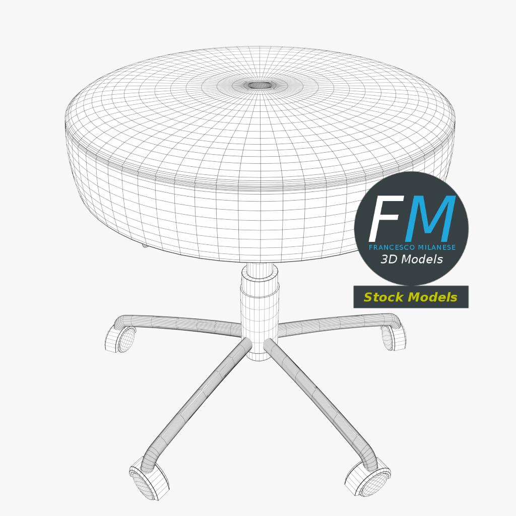 3D-Modell - Arzthocker - 07