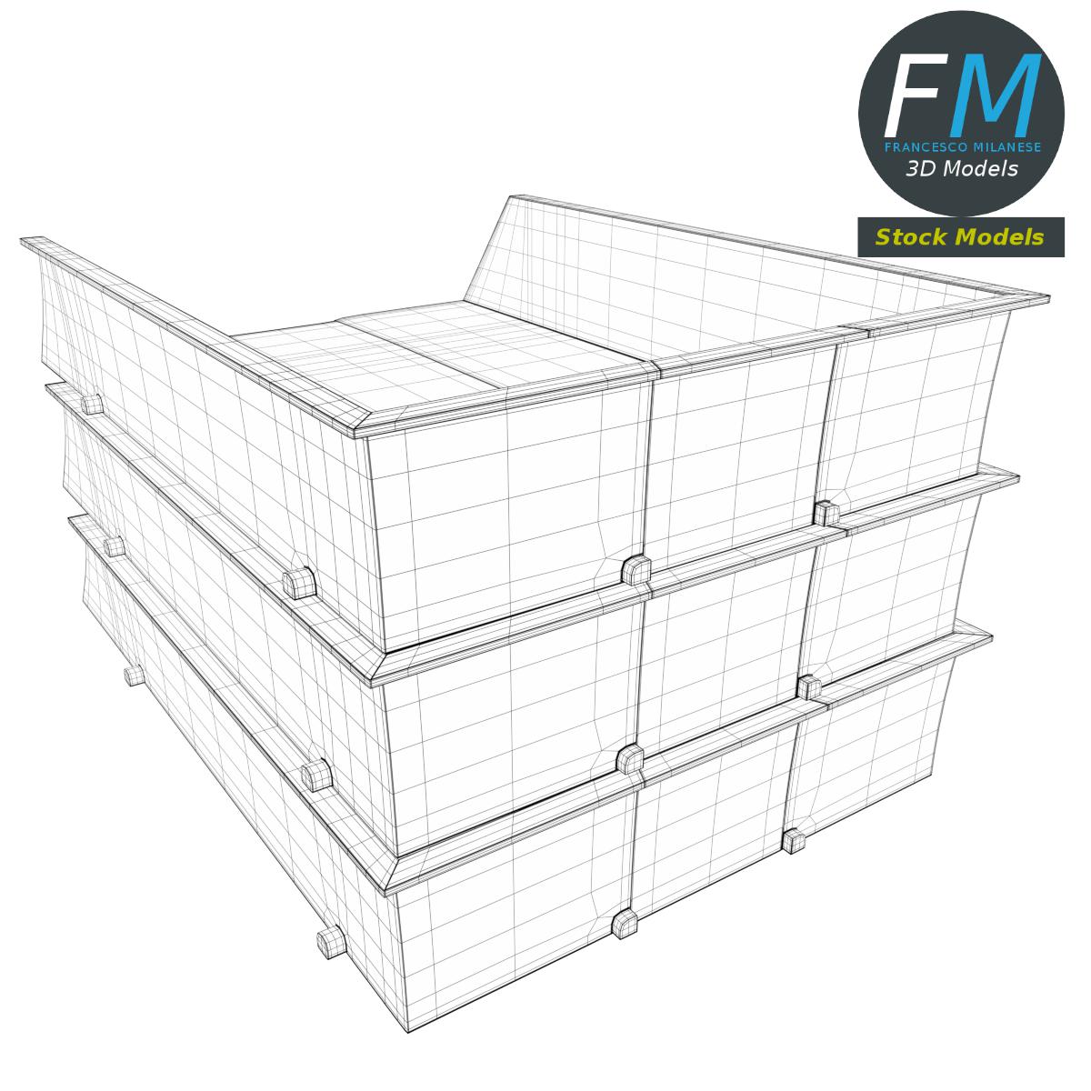 3D-Modell - Dokumentenablagen - 08