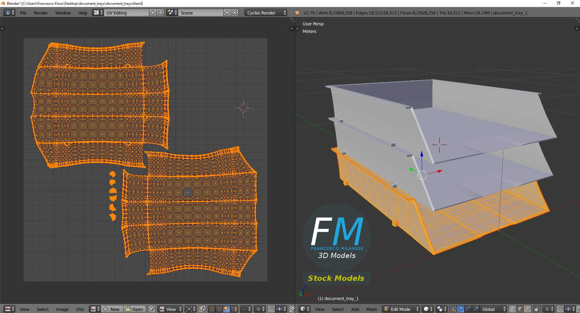 3D-Modell - Dokumentenablagen - 10