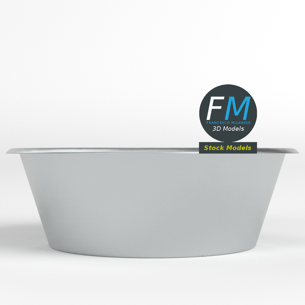 3D-Modell - Hundenapf mit Trockenfutter - 03