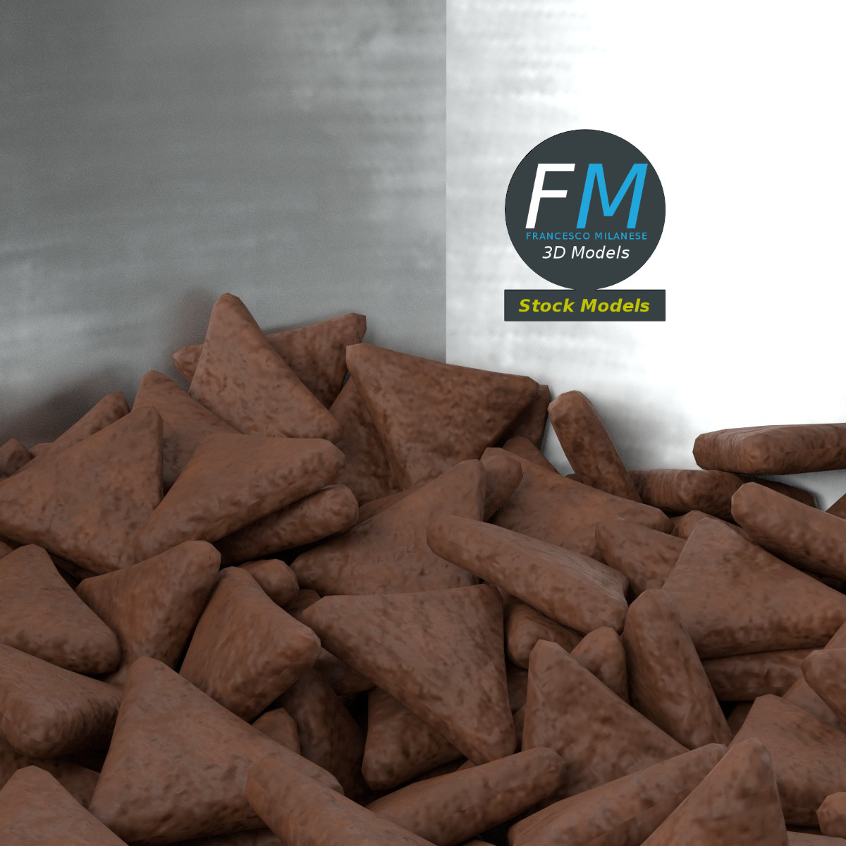 3D-Modell - Hundenapf mit Trockenfutter - 05