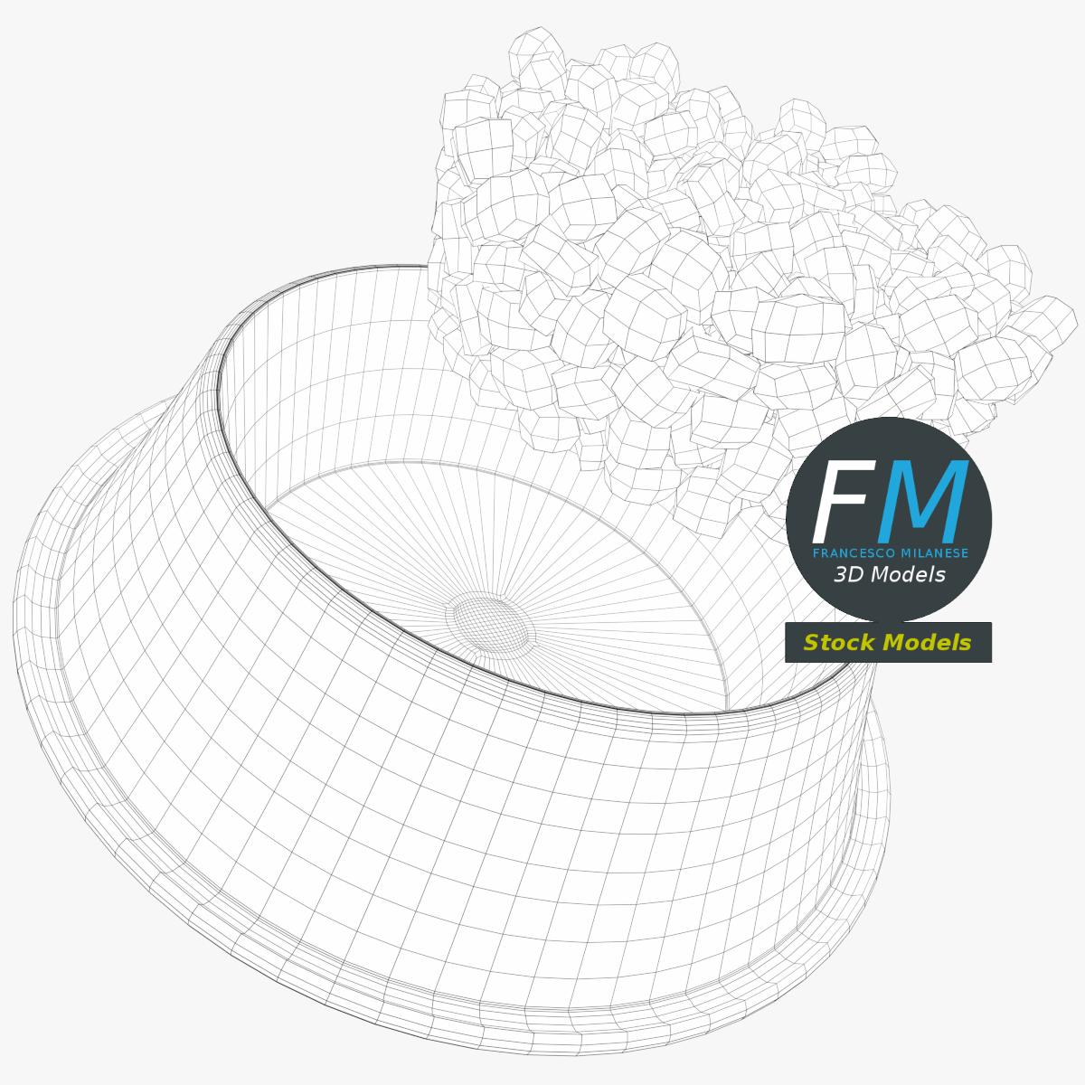 3D-Modell - Hundenapf mit Trockenfutter - 08