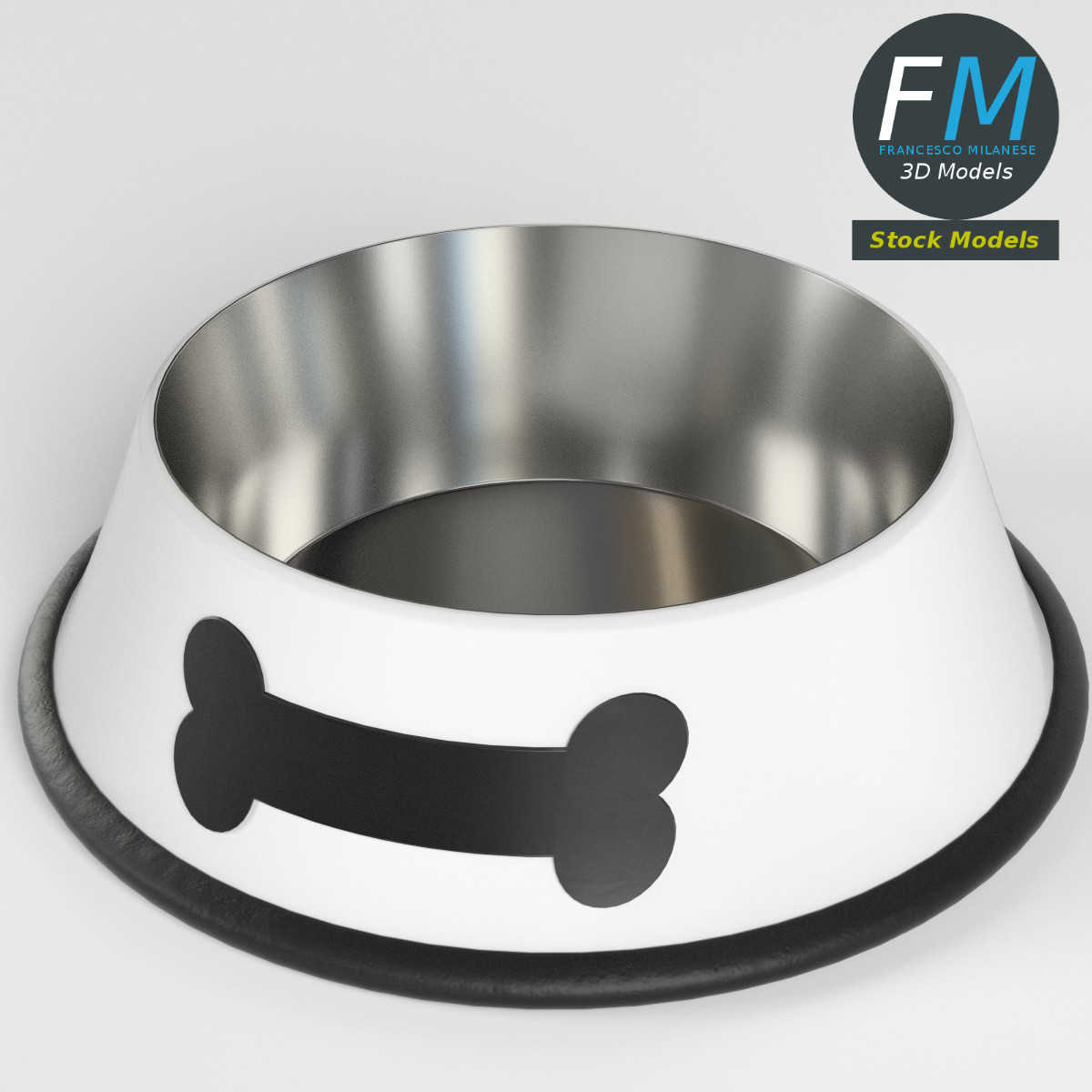 3D-Modell - Hundenapf - 02