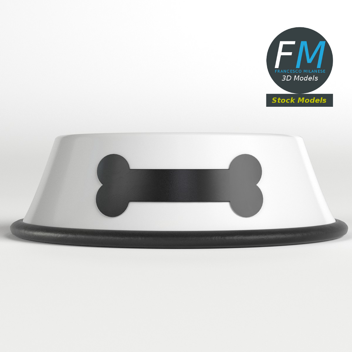 3D-Modell - Hundenapf - 03