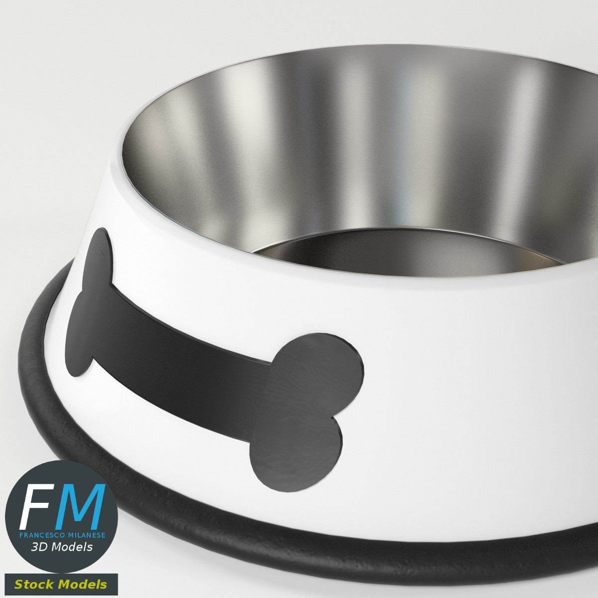 3D-Modell - Hundenapf - 05