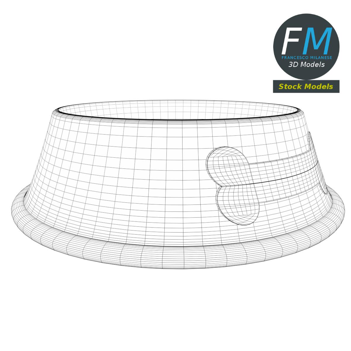 3D-Modell - Hundenapf - 07