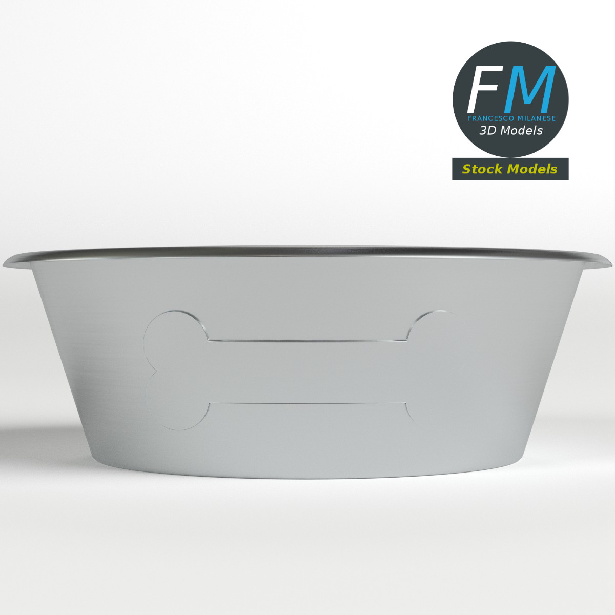 3D-Modell - Hundenapf - 03