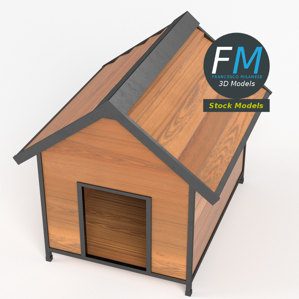 3D-Modell - Hundehütte - 02