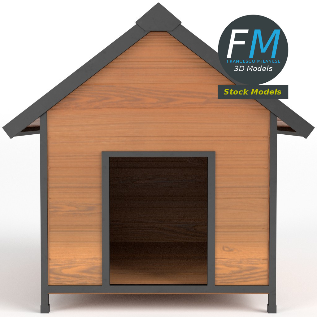 3D-Modell - Hundehütte - 03