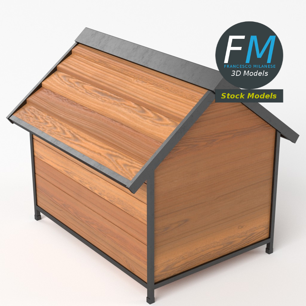 3D-Modell - Hundehütte - 05