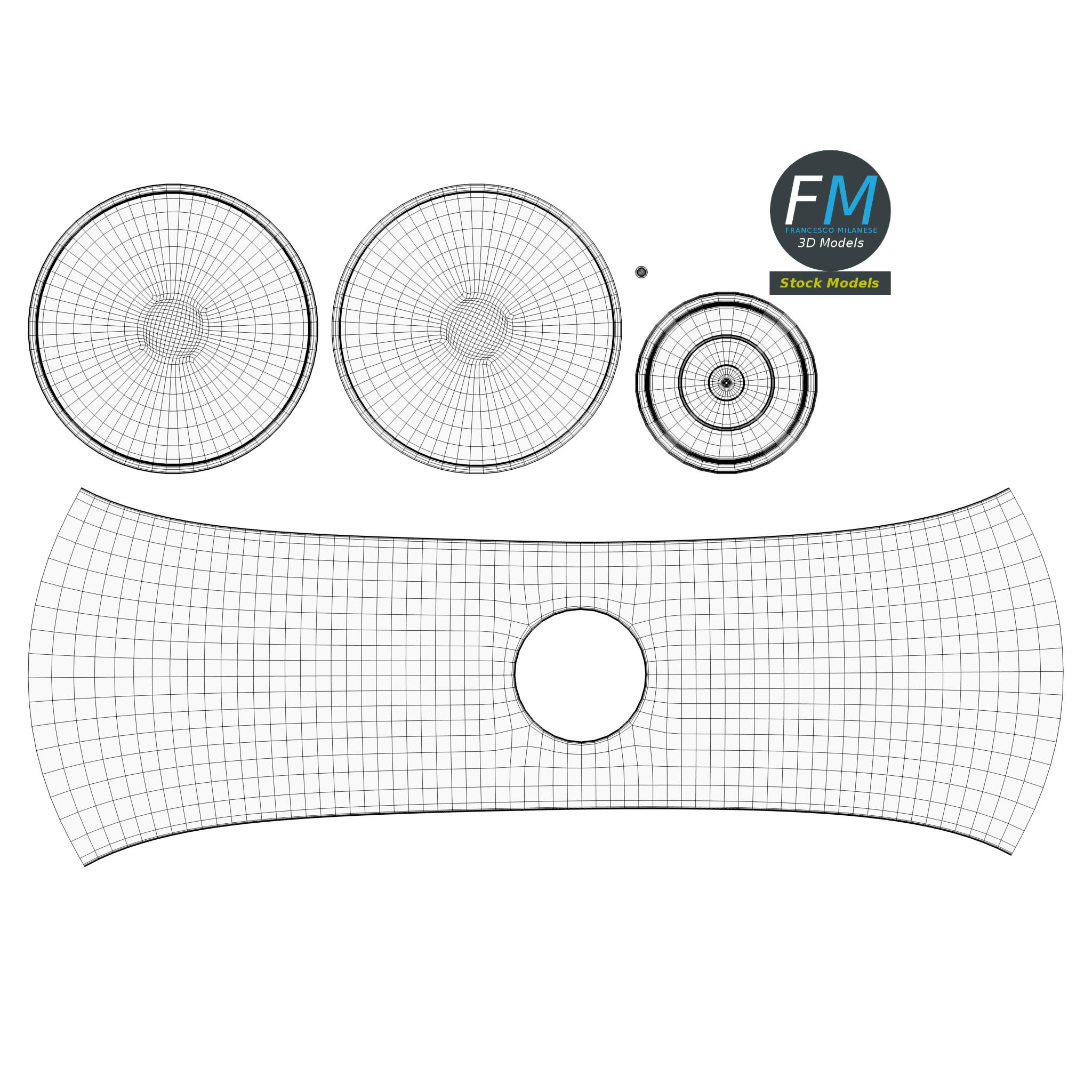 3D-Modell - Dome-Überwachungskamera - 12