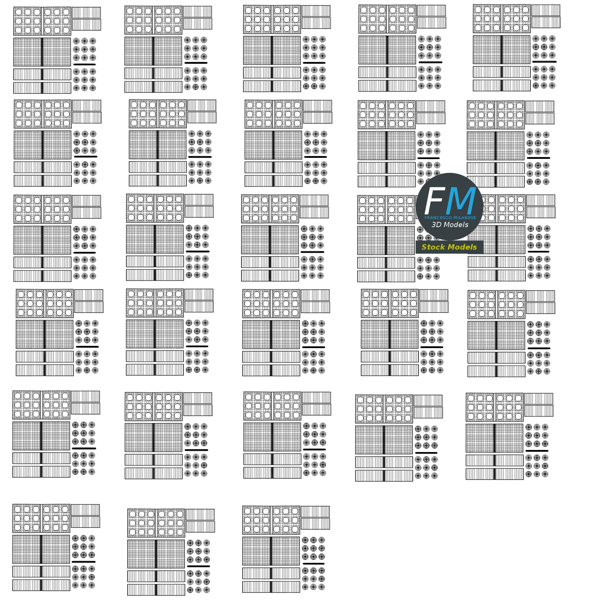 3D-Modell - Domino-Set - 11 3D-Modell - Domino-Set - 11