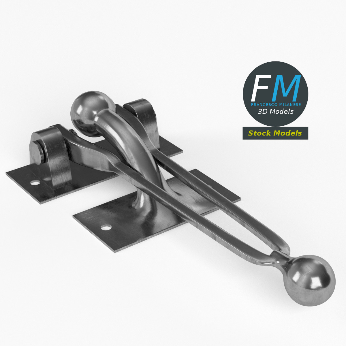 3D-Modell - Türsicherung - 02