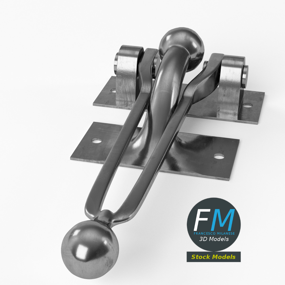 3D-Modell - Türsicherung - 05