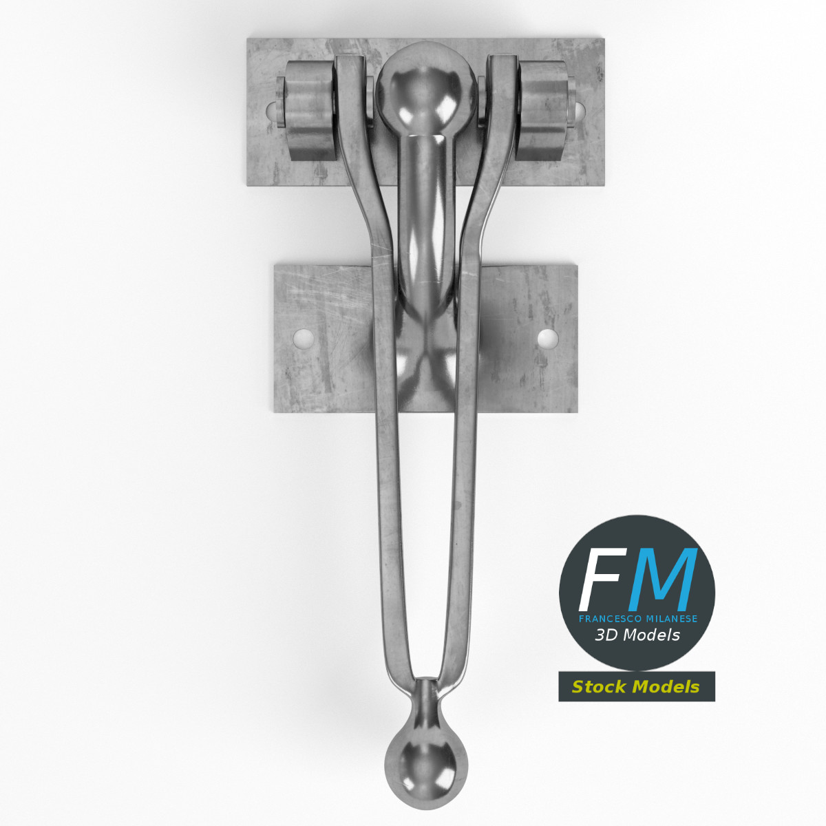 3D-Modell - Türsicherung - 06