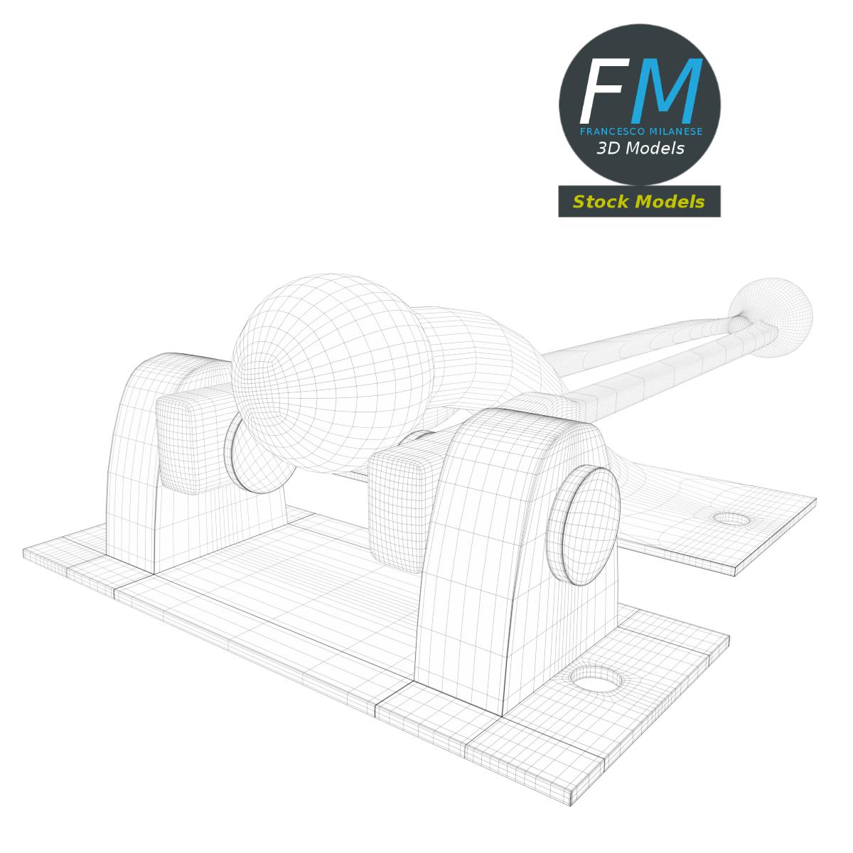 3D-Modell - Türsicherung - 07
