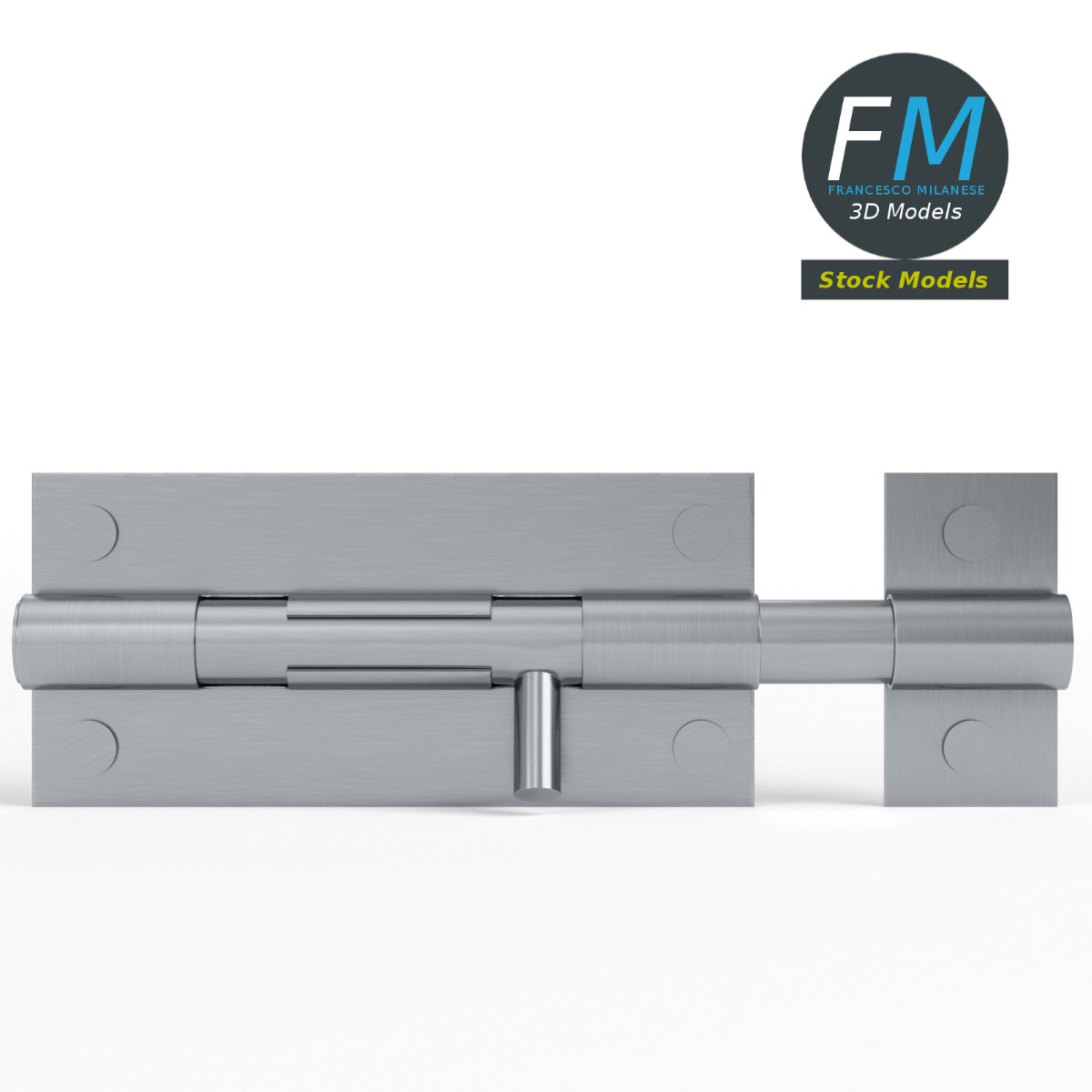 3D-Modell - Türriegel - 03