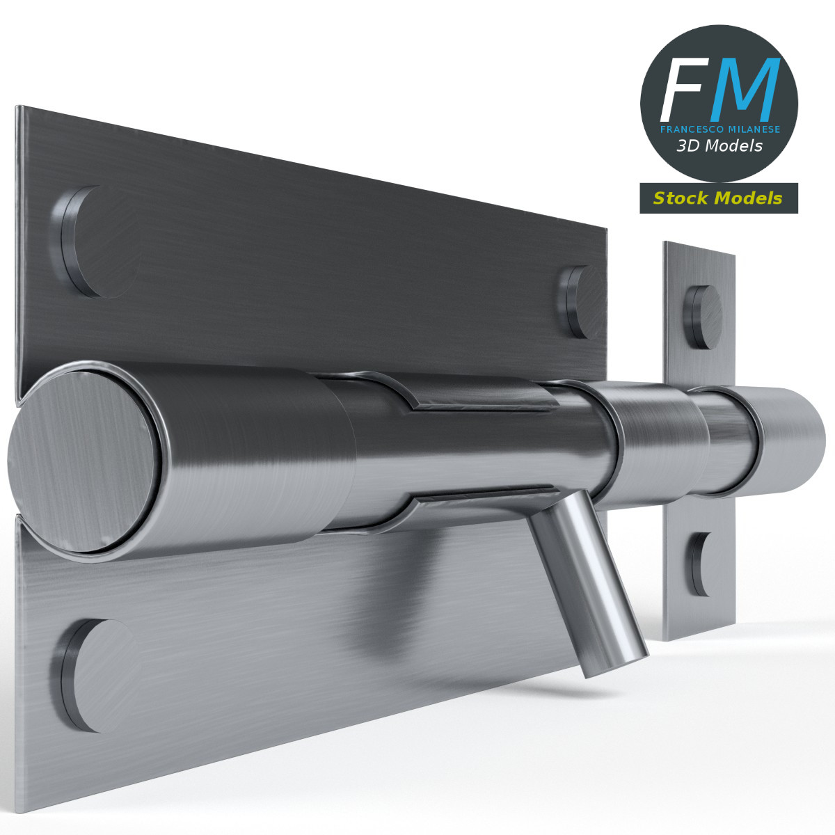 3D-Modell - Türriegel - 04