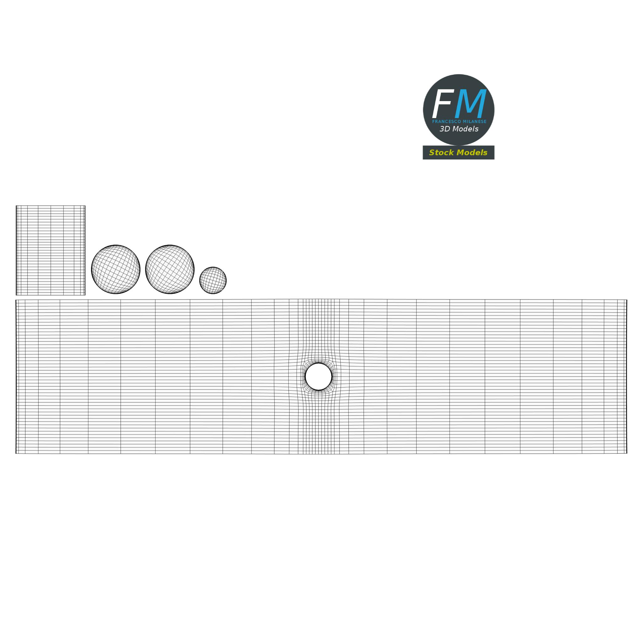3D-Modell - Türriegel - 13 3D-Modell - Türriegel - 13