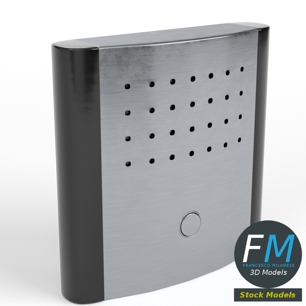 3D-Modell - Türklingel - 01