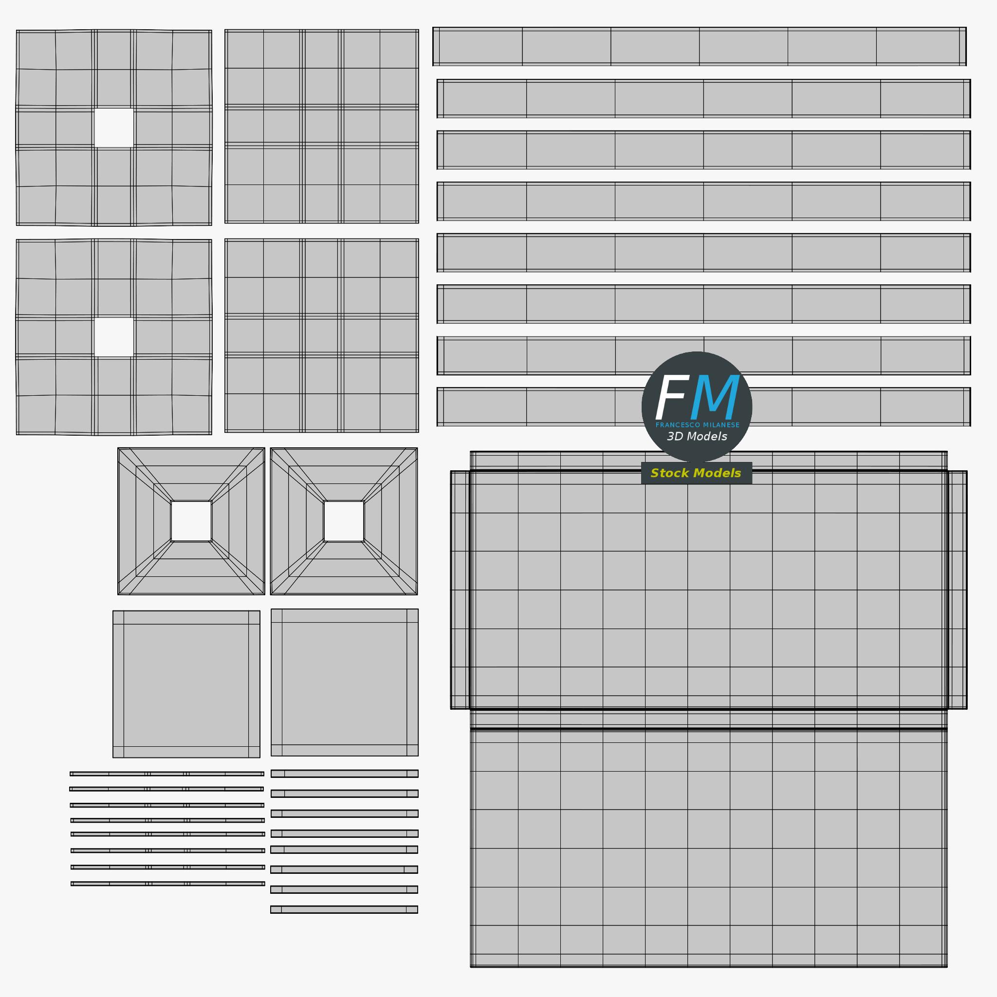 3D-Modell - Bartisch mit Doppelgestell - 11 3D-Modell - Bartisch mit Doppelgestell - 11