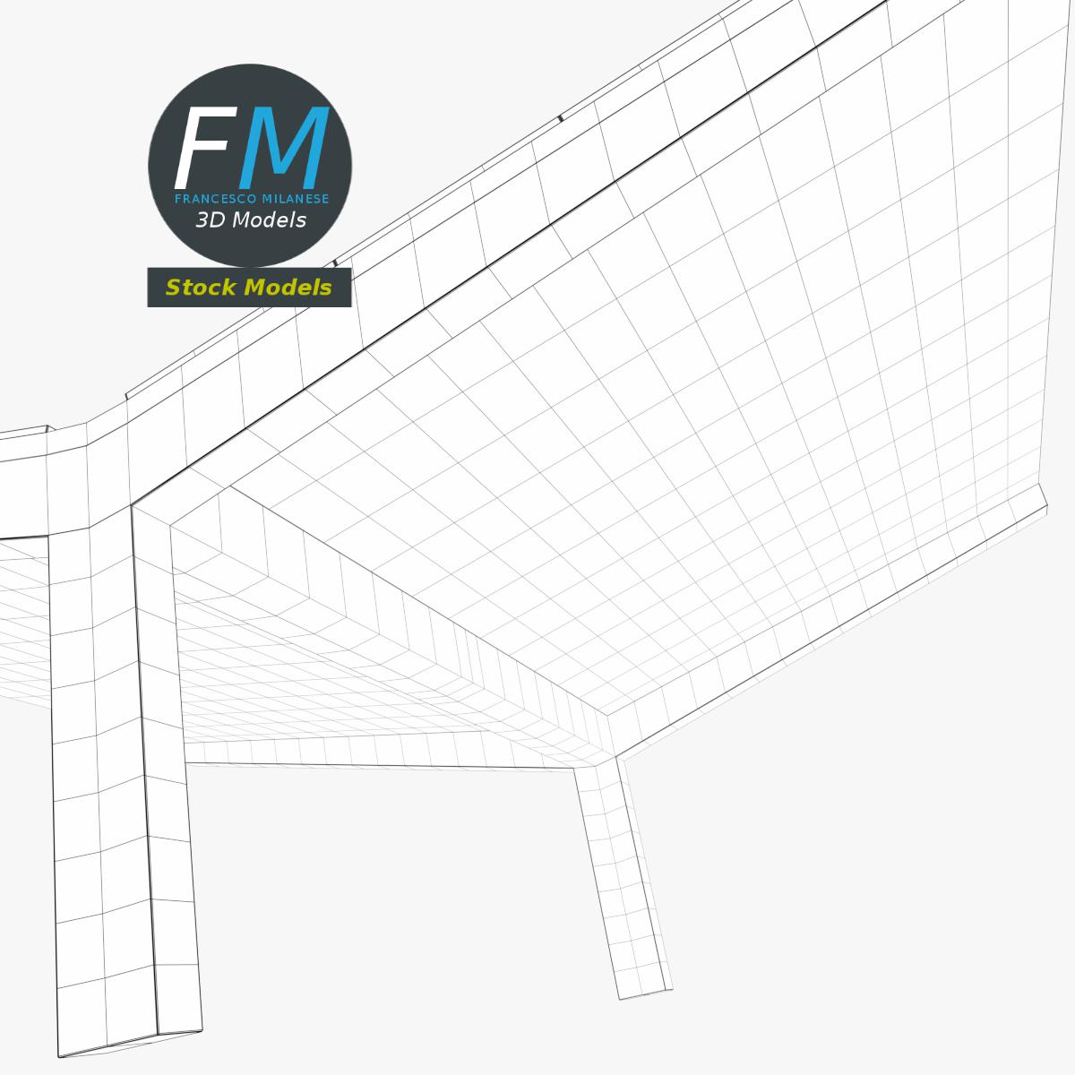 3D-Modell - Doppelcarport mit Solarmodulen - 08