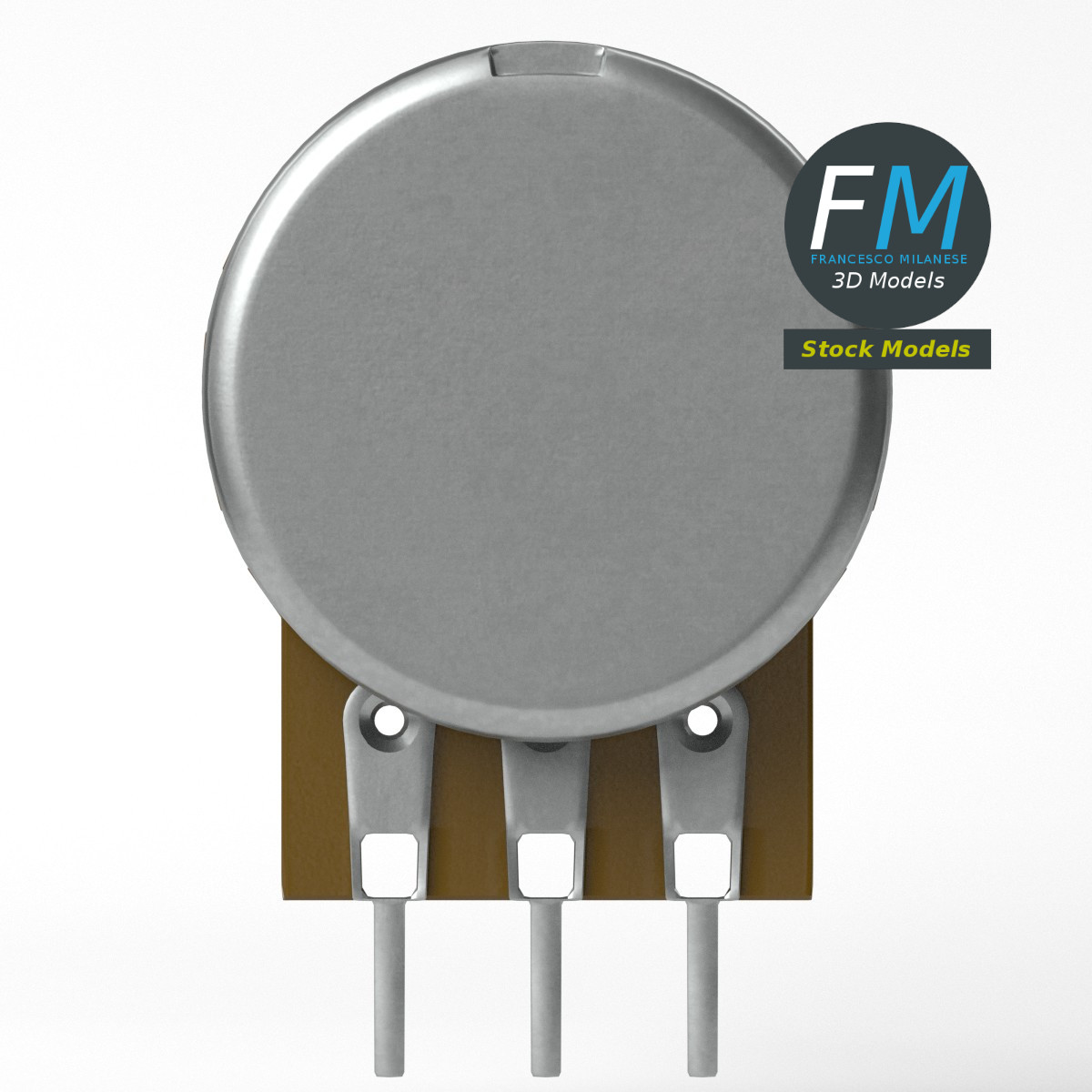 3D-Modell - Doppelpotentiometer - 05