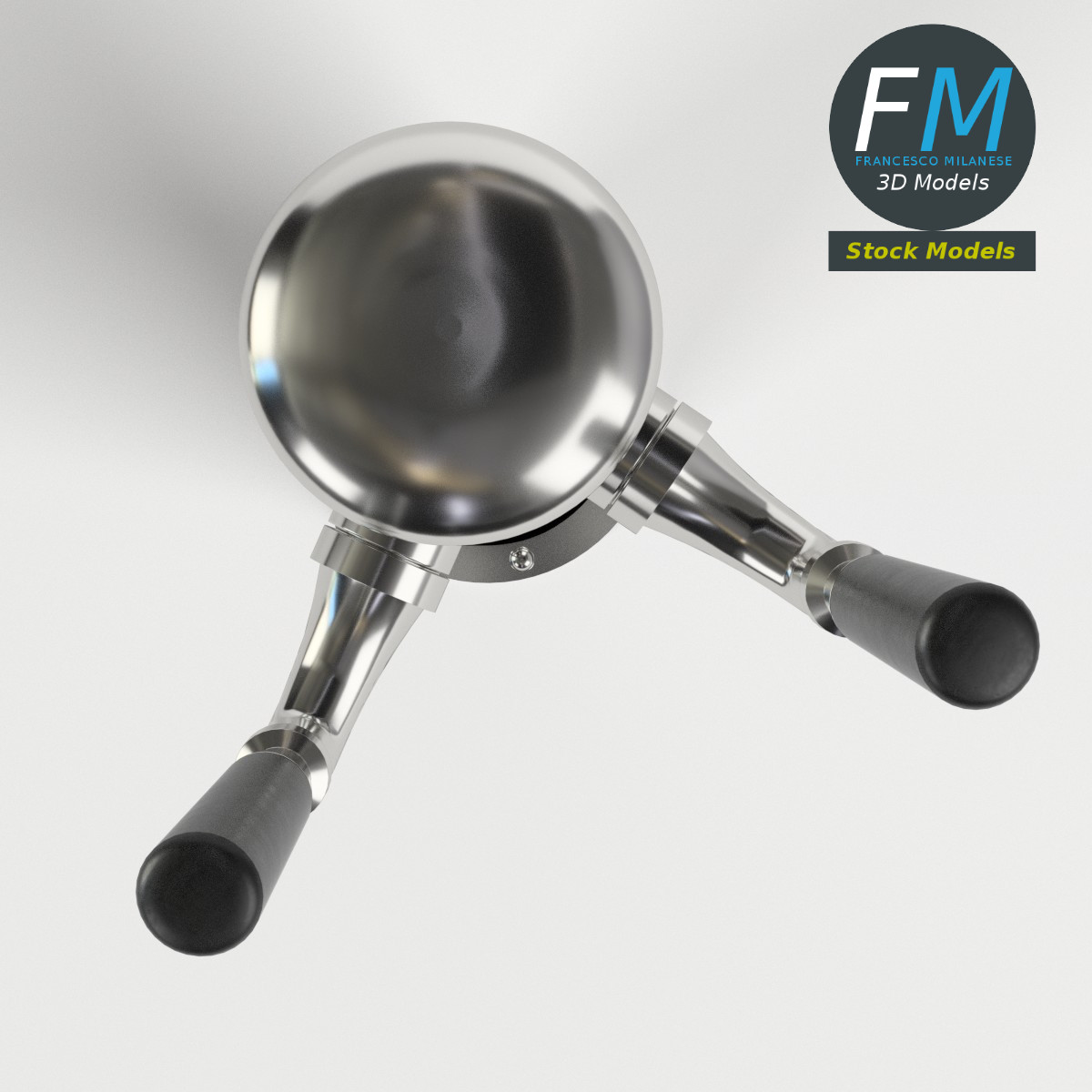 3D-Modell - Doppelte Bierzapfsäule - 06
