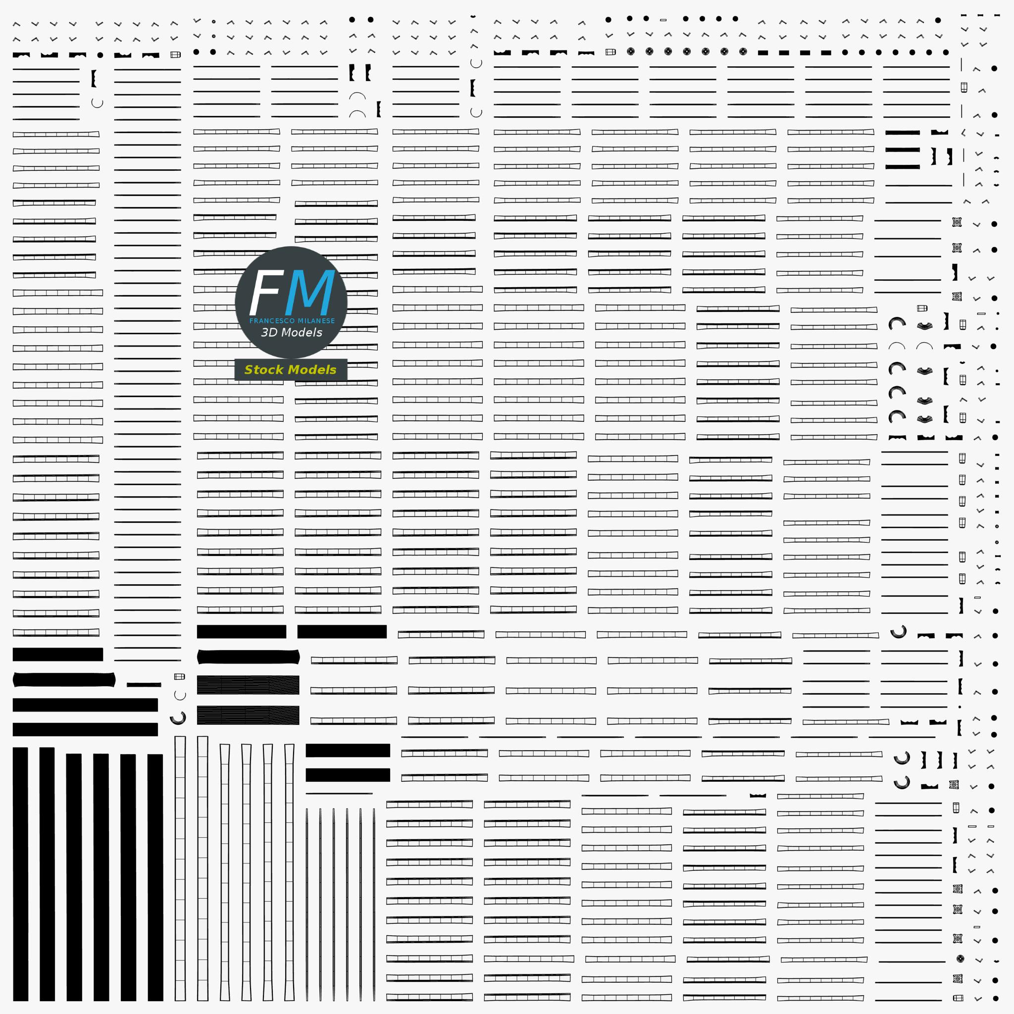 3D-Modell - Doppelter Tablettwagen für Kantinen - 11 3D-Modell - Doppelter Tablettwagen für Kantinen - 11