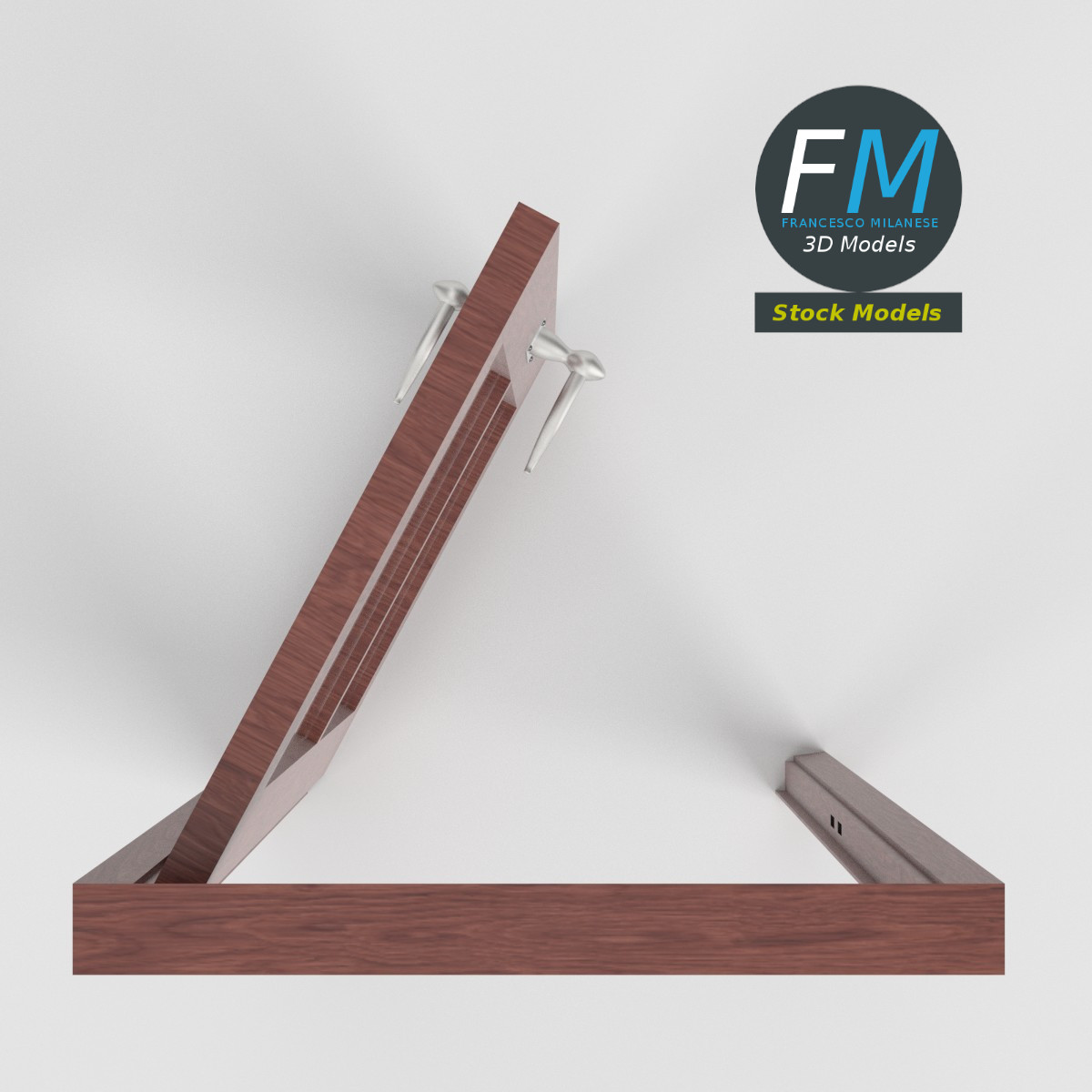 3D-Modell - Doppelte Glastür - 06