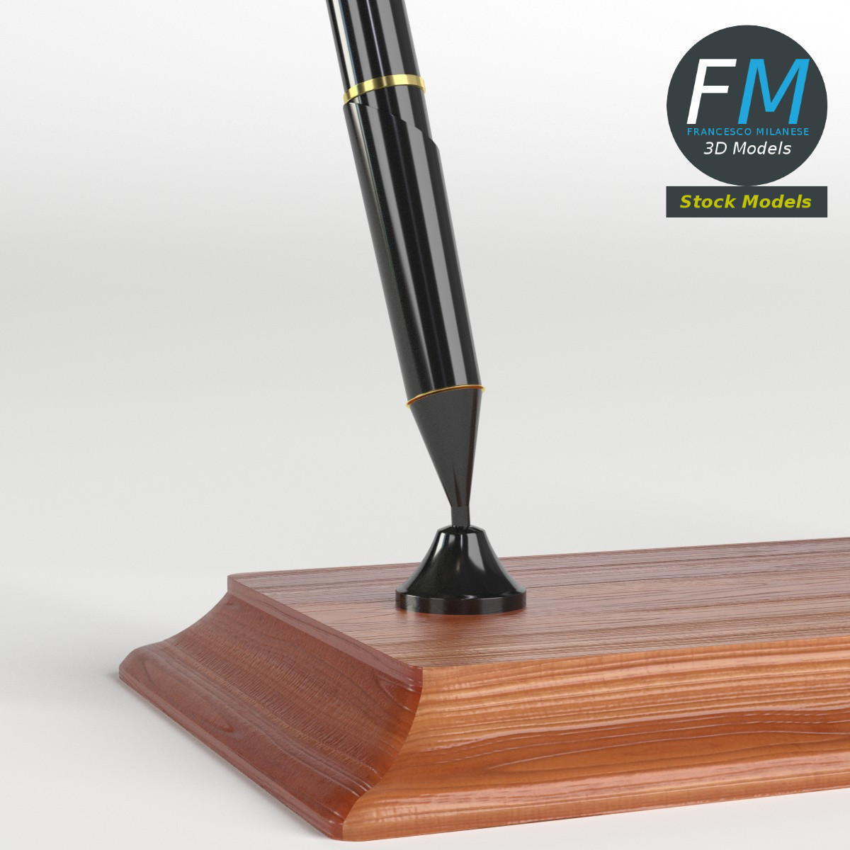 3D-Modell - Doppelter Stifthalter - 03