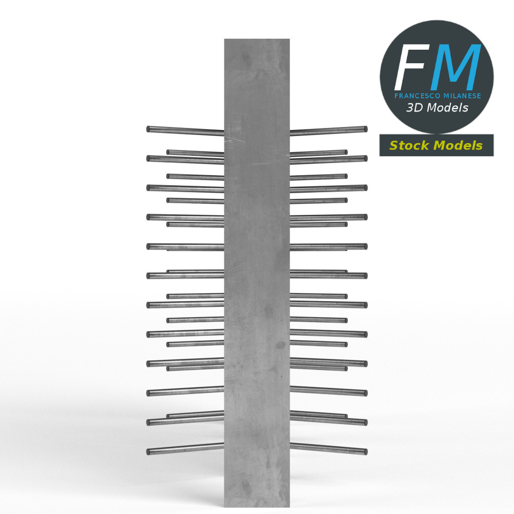 3D-Modell - Doppeltes Drehkreuz - 04