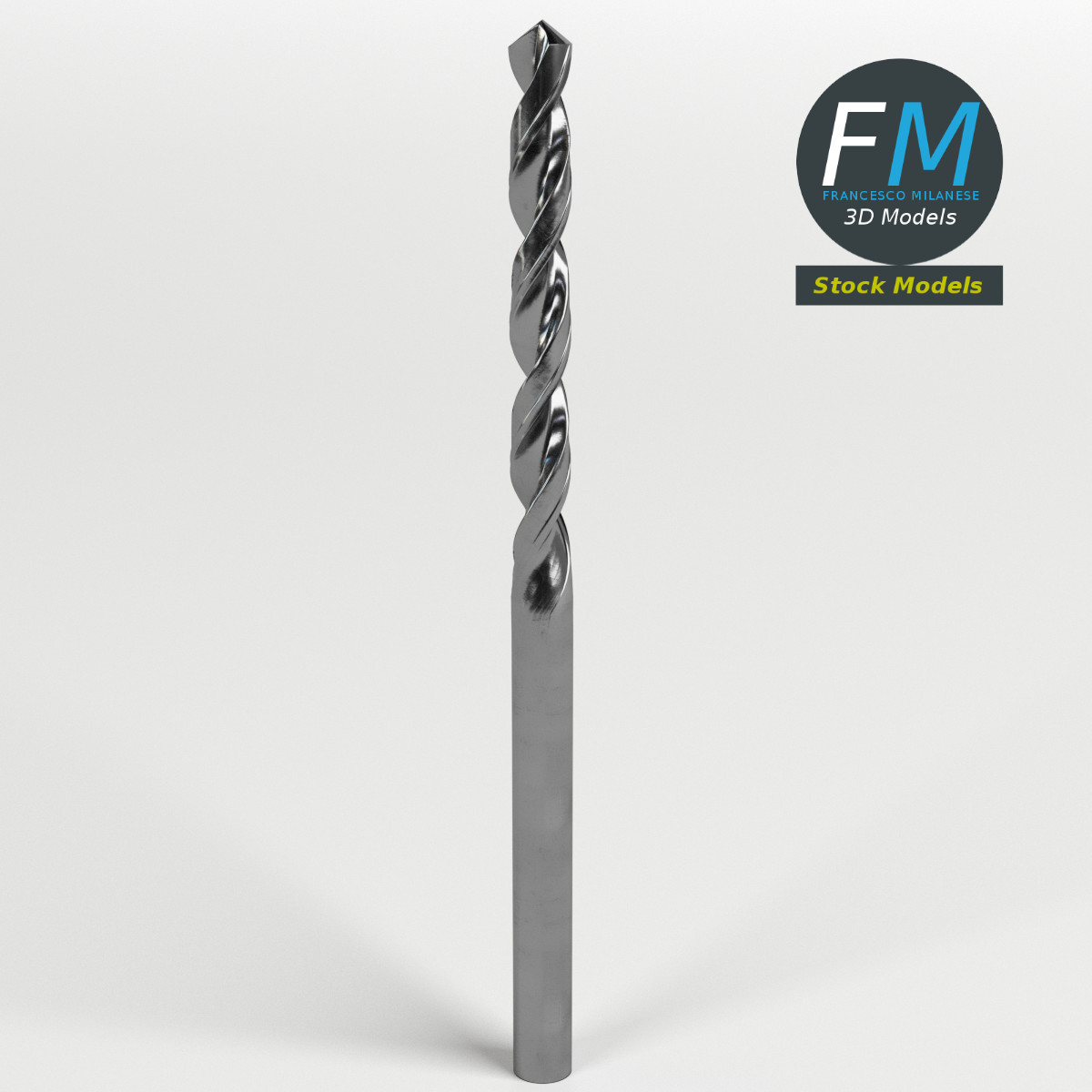 3D-Modell - Spiralbohrer - 01