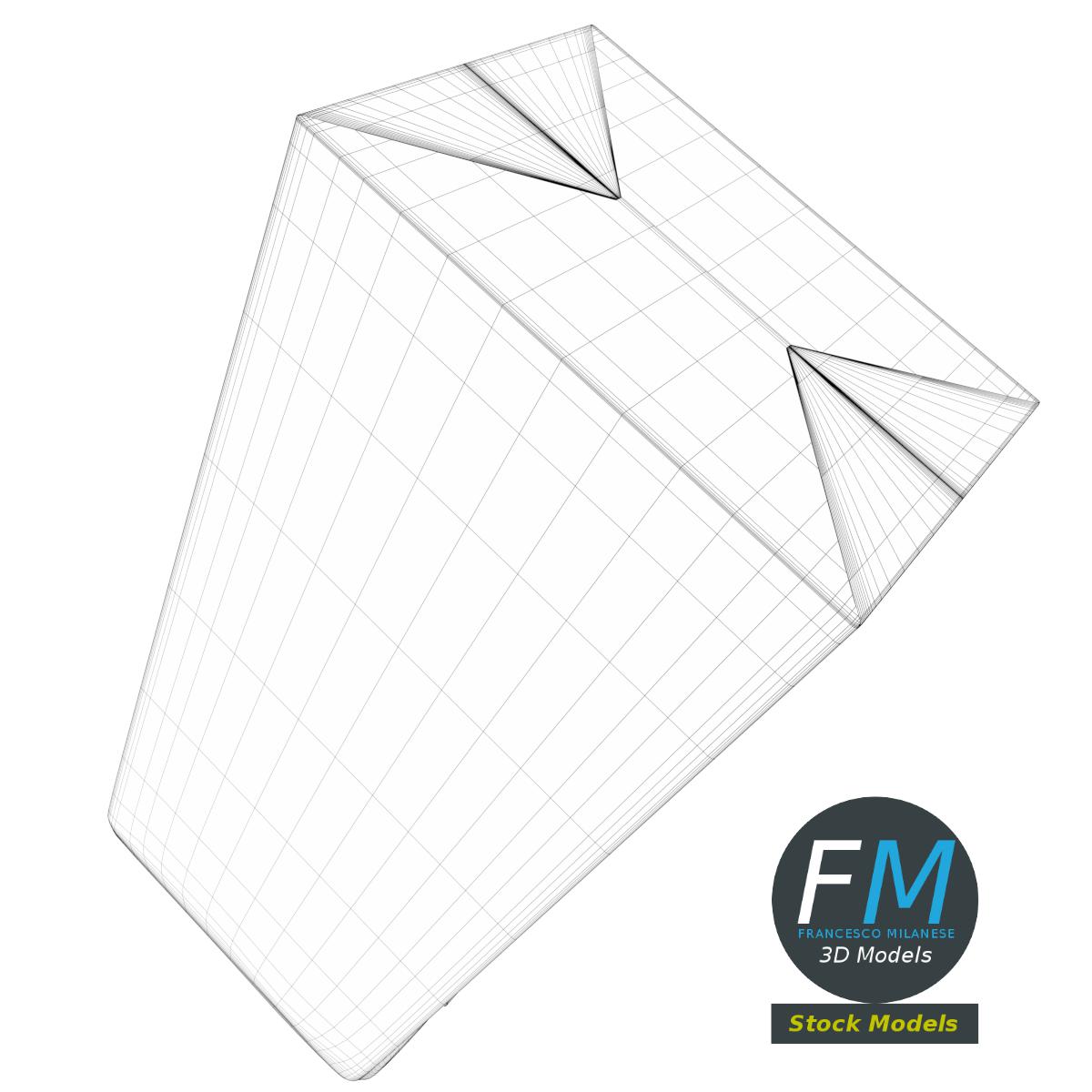 3D-Modell - Getränkekarton mit Schraubverschluss - 08