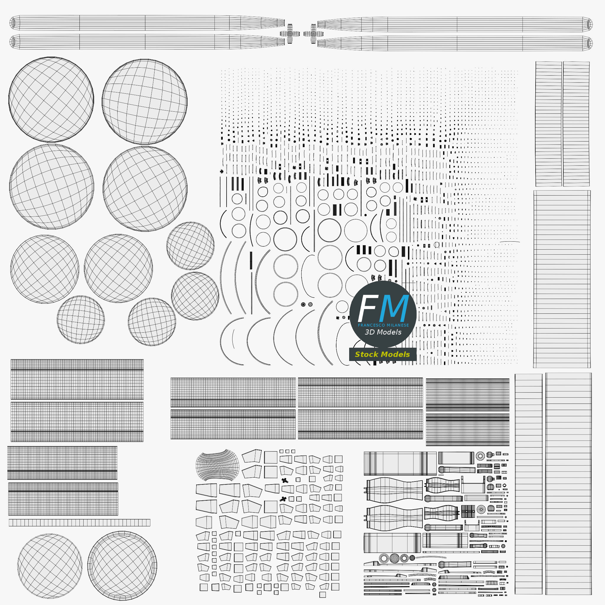 3D-Modell - Akustisches Schlagzeug - 11 3D-Modell - Akustisches Schlagzeug - 11