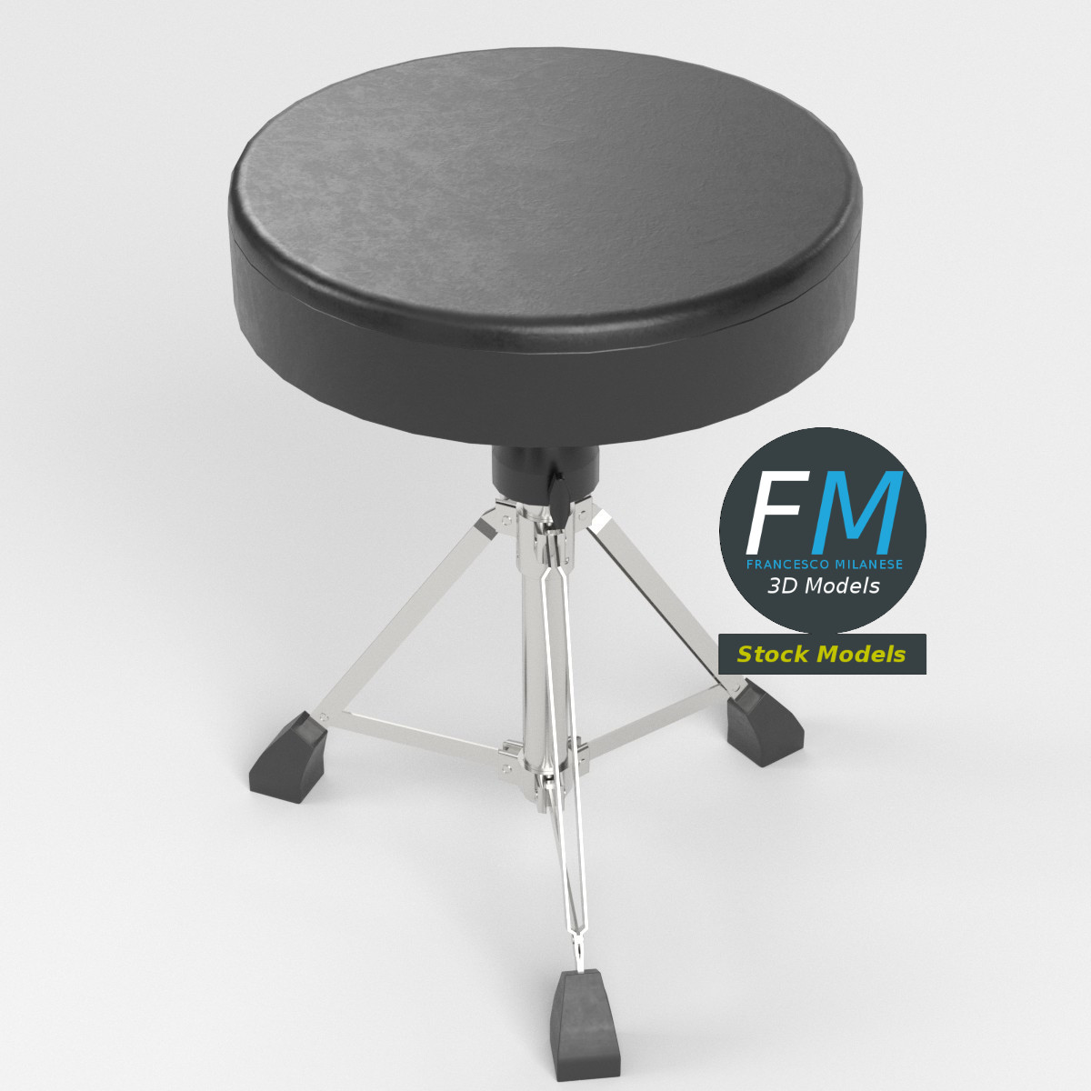 3D-Modell - Schlagzeughocker - 02