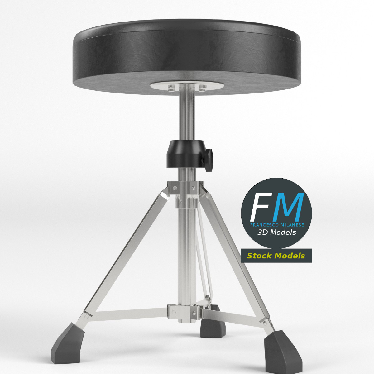 3D-Modell - Schlagzeughocker - 03