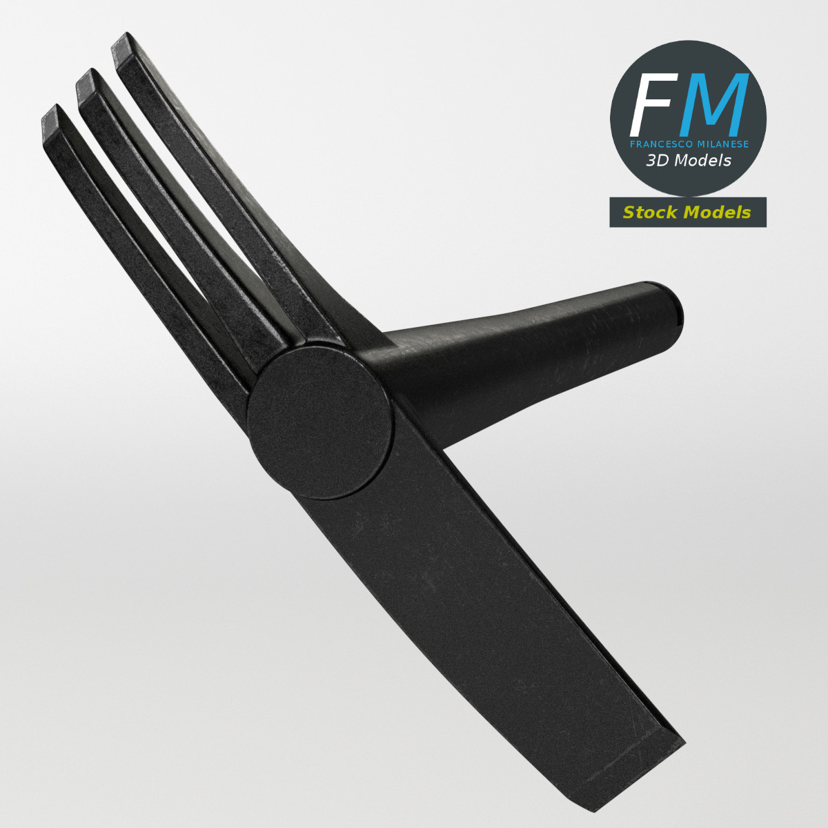 3D-Modell - Doppelhacke - 05