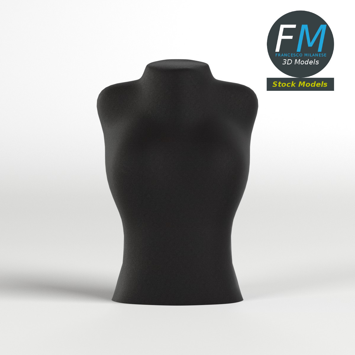 3D-Modell - Schmuck-Präsentationsbüste - 03
