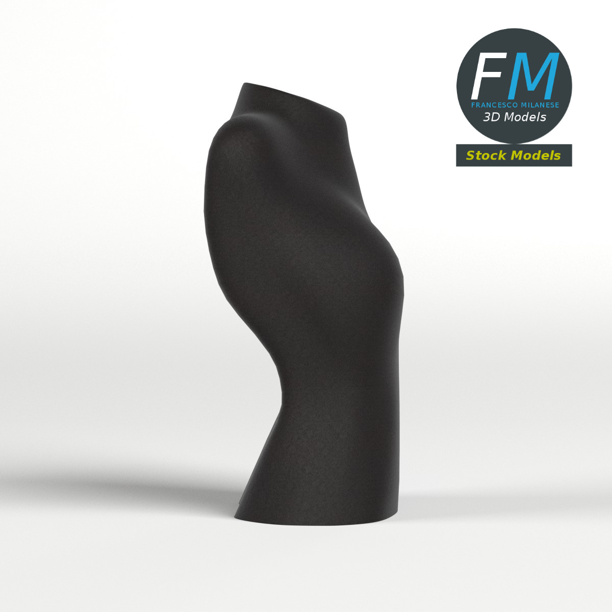 3D-Modell - Schmuck-Präsentationsbüste - 04