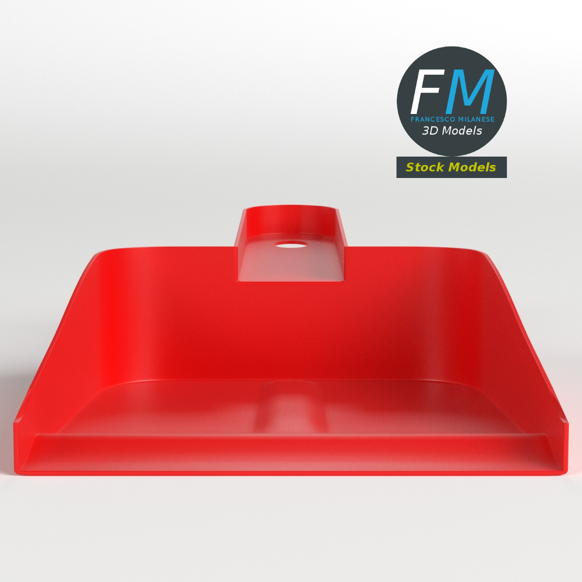 3D-Modell - Rote Kehrschaufel - 03