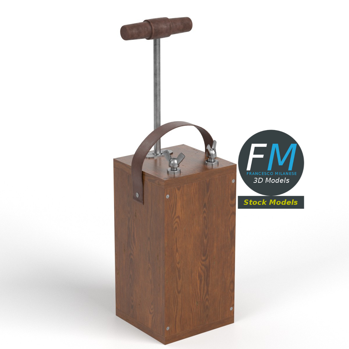 3D-Modell - Sprengzünder mit T-Griff - 01