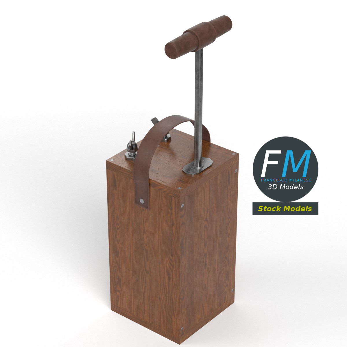 3D-Modell - Sprengzünder mit T-Griff - 02
