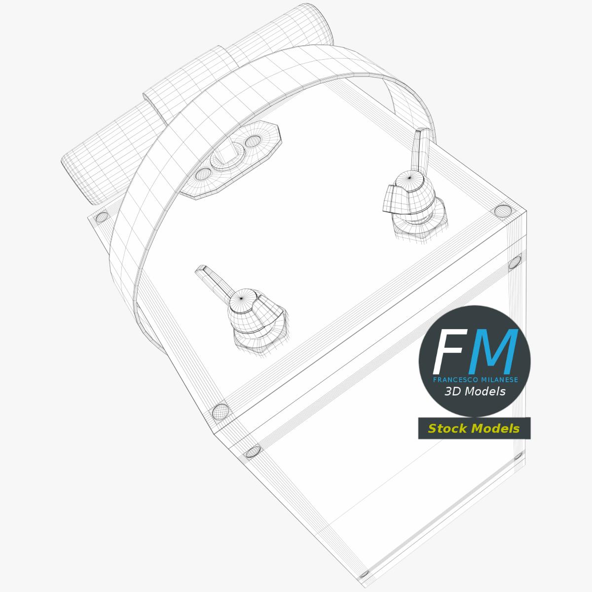 3D-Modell - Sprengzünder mit T-Griff - 08