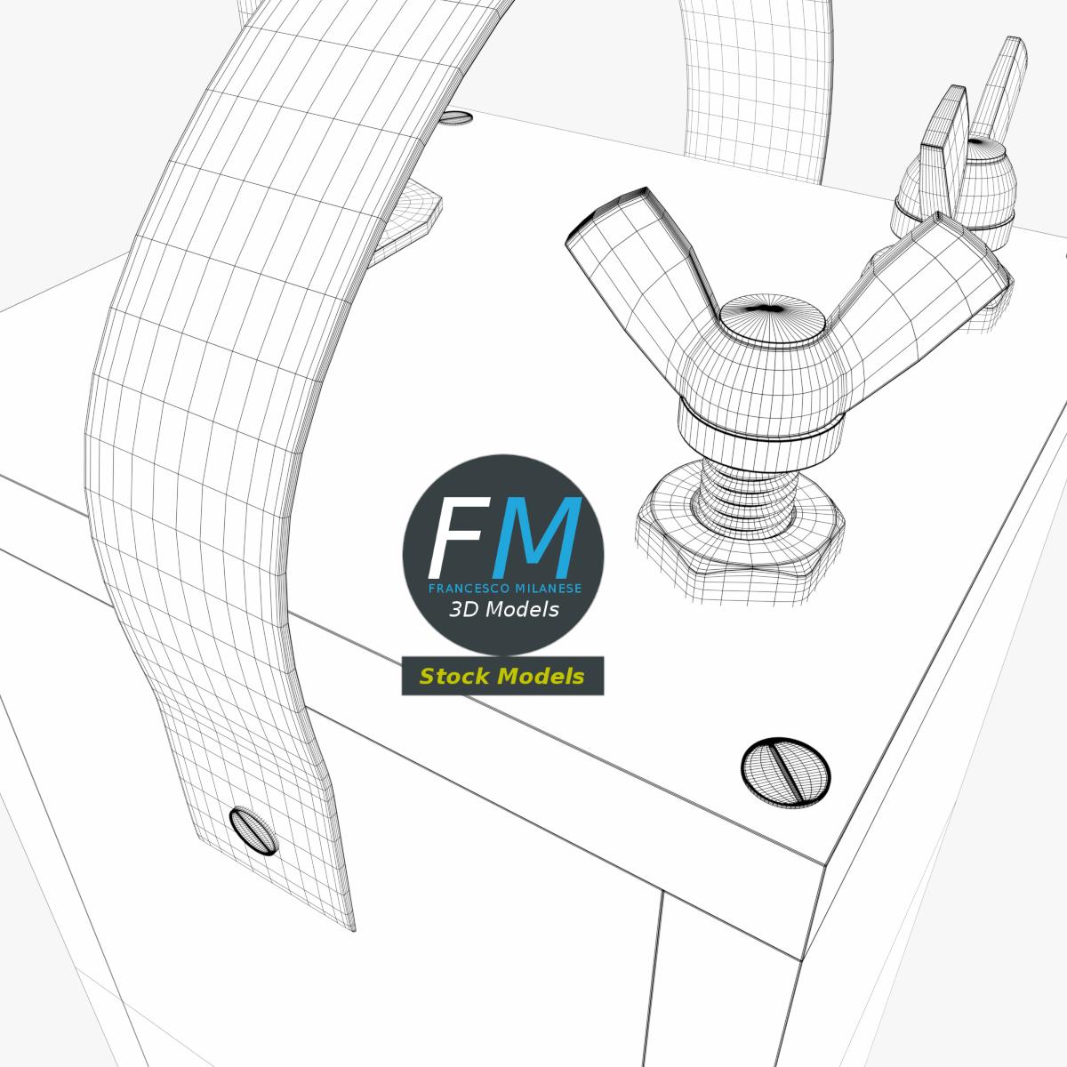 3D-Modell - Sprengzünder mit Druckhebel - 08