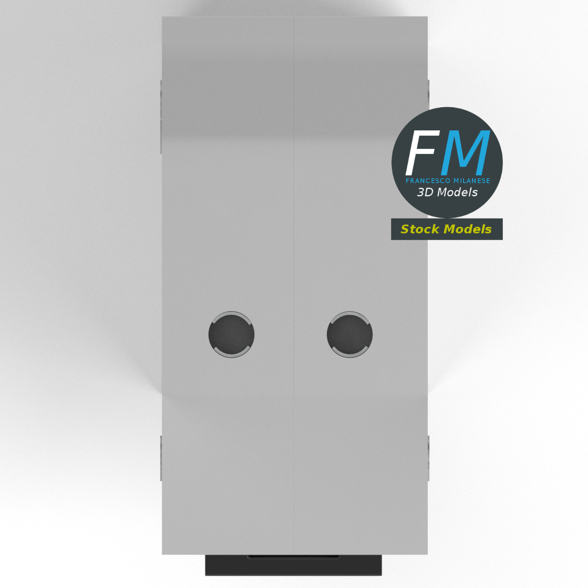 3D-Modell - Zweipoliger Leitungsschutzschalter - 06