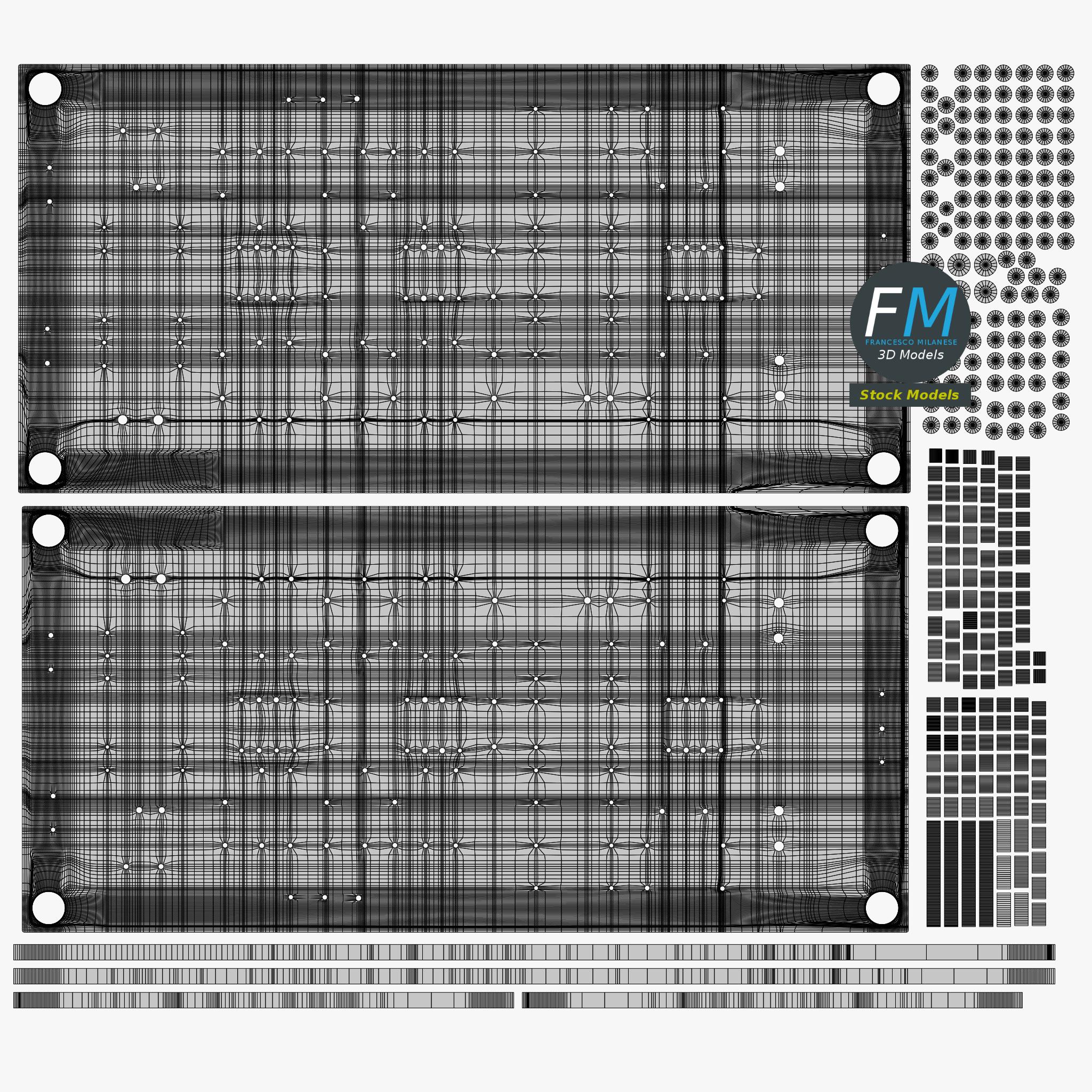 3D-Modell - Elektronische Leiterplatte - 11