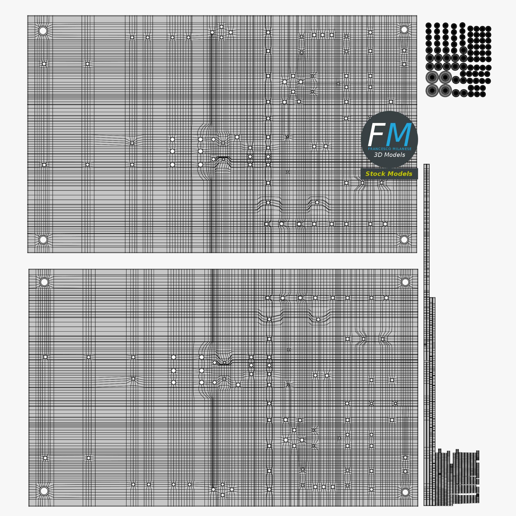 3D-Modell - Leiterplatte für Elektronisches Netzteil - 11