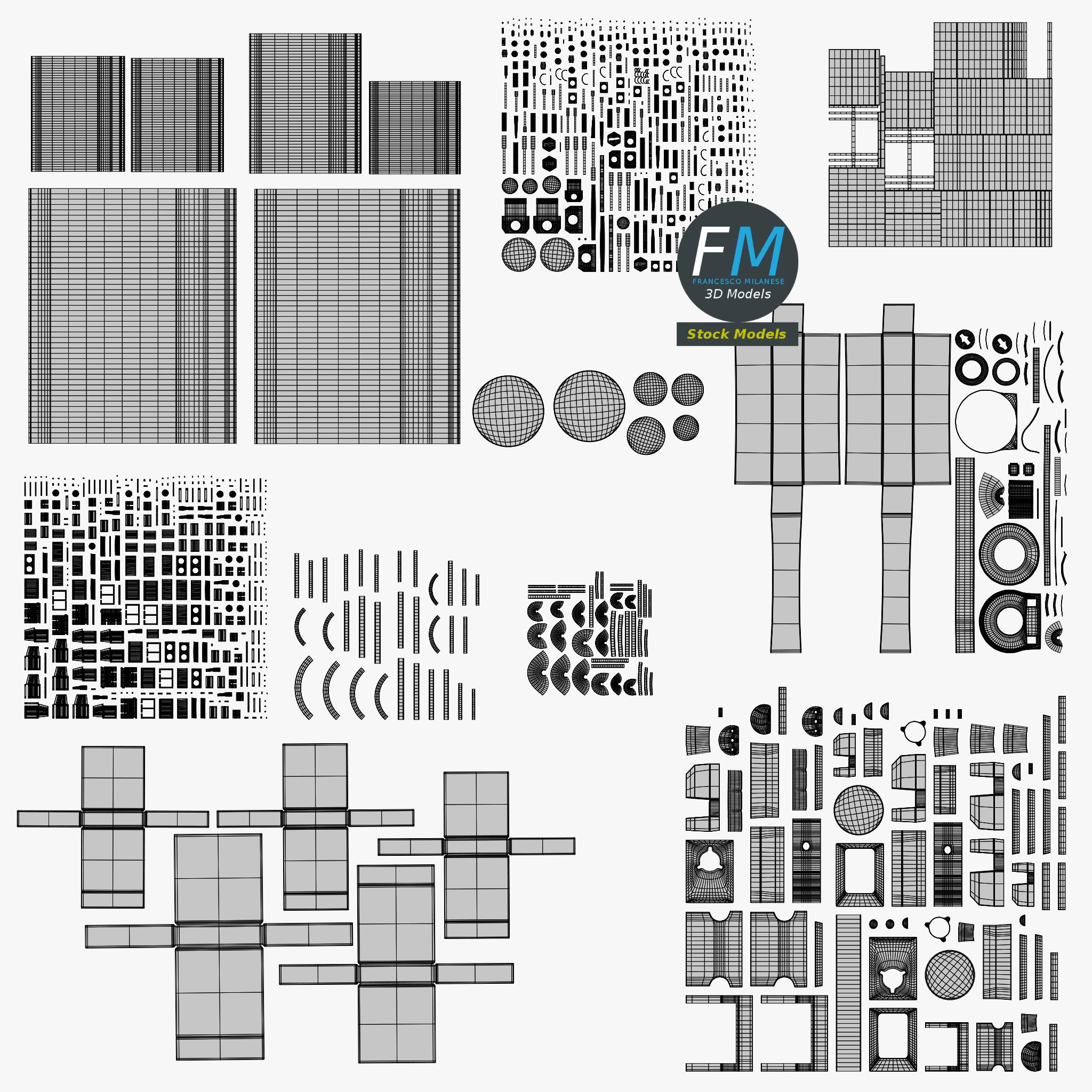 3D-Modell - Leiterplatte für Elektronisches Netzteil - 12 3D-Modell - Leiterplatte für Elektronisches Netzteil - 12